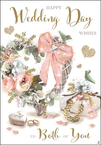 Picture of HAPPY WEDDING DAY WISHES CARD